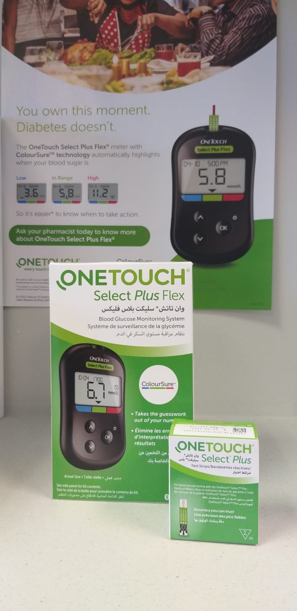 One Touch Active One Touch strips and Free kit – DelMed